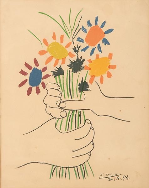  PABLO PICASSO - Ramo de la Amistad