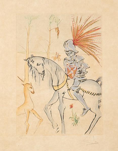  SALVADOR DALÍ - El río de Sangre (La Búsqueda del Grial)