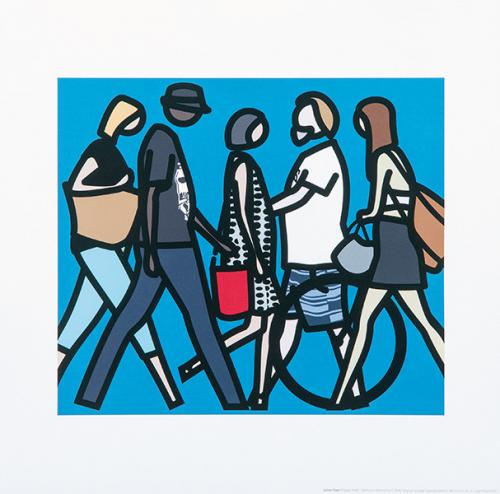  JULIAN OPIE - Walking in Melbourne 1