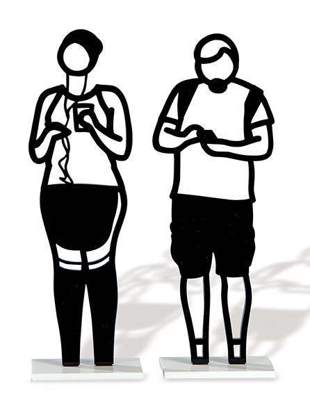  JULIAN OPIE - Boston Statuettes