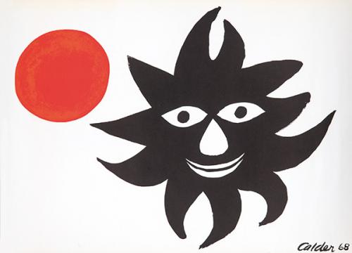 Lote 0636
ALEXANDER CALDER - Red Moon & Black Sun