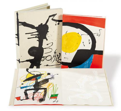  JOAN MIRÓ - Tres Joans. Homenatge a Joan Prats