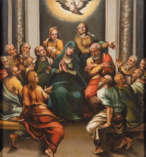 Lote 0058
ESCUELA ESPAÑOLA S. XVII - Pentecostés