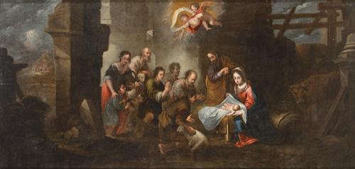 Lote 0068
MATÍAS DE ARTEAGA - Adoración de los pastores