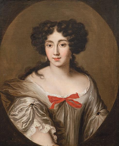 Lote 0075
SEGUIDOR DE JACOB-FERDINAND VOUET S.XVIII - Retrato de dama