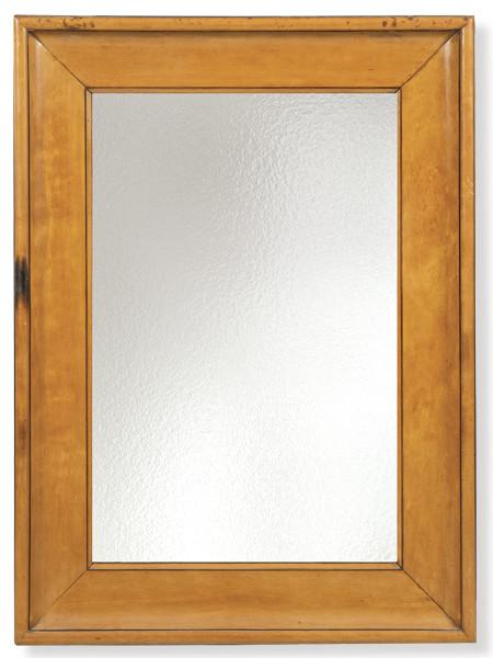  Marco de espejo biedermeier en madera moldurada de abedul.
Alemania, segunda mitad S. XIX