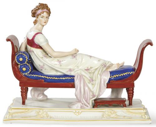   ''Madame Recamier'' según Jeanne Francoise Julie Adelaid Recamier