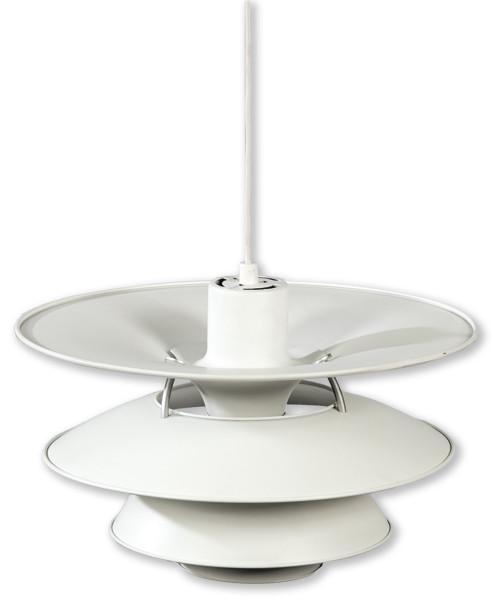  Poul Henningsen (Copenhague, 1894-1967) para Louis Poulsen. 
Lámpara de techo 5-4½ modelo 'Charlottenborg'