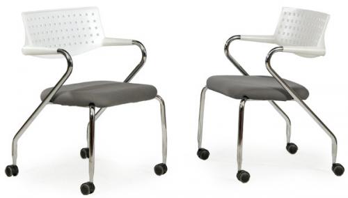  Antonio Citterio (Meda, Italia, 1950) para Vitra 2003
Pareja de sillas Visaroll 2