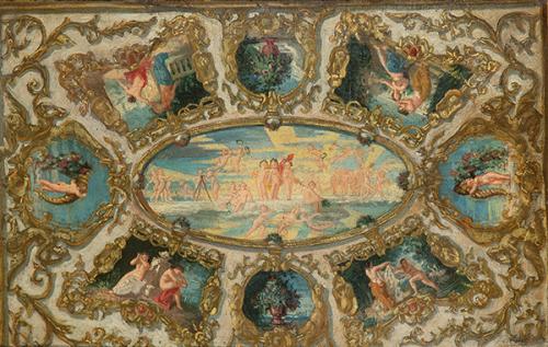  ESCUELA ESPAÑOLA S. XIX - Boceto para techo