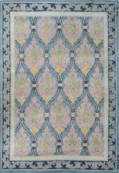  Alfombra de la Real Fábrica de Tapices firmada y fechada 1940 diseño Cuenca.