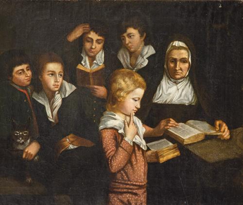 Lote 0097
ESCUELA FRANCESA S. XIX - La lección