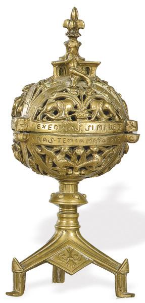 Lote 1482
Timbre neogótico de bronce ff. S. XIX