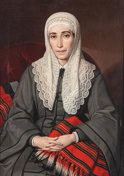  ESCUELA EUROPEA S. XIX - Retrato de dama