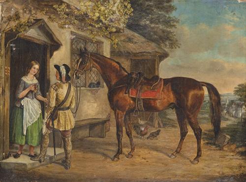  ESCUELA INGLESA S. XIX - En la posada