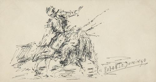  ROBERTO DOMINGO Y FALLOLA - Pase de muleta