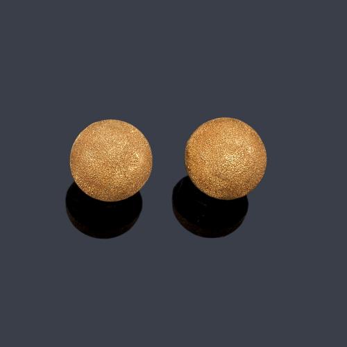  Pendientes en oro amarillo de 18K