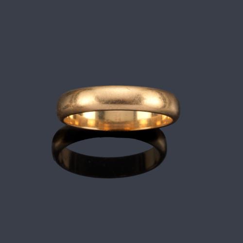  Alianza en oro amarillo de 18K.