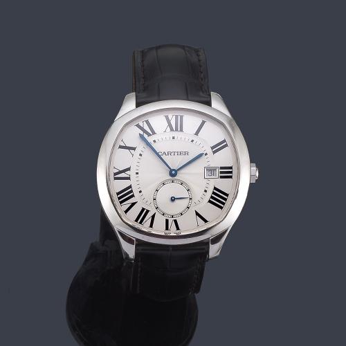  CARTIER Drive ref. 3930 de caballero con caja en acero. Con estuche original.