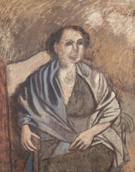  MANUEL ANGELES ORTIZ - Retrato de Dª Fina Gómez Revenga