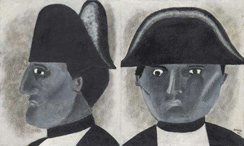  EDUARDO ARROYO - Fiche antrophometrique de Napoleón Bonaparte