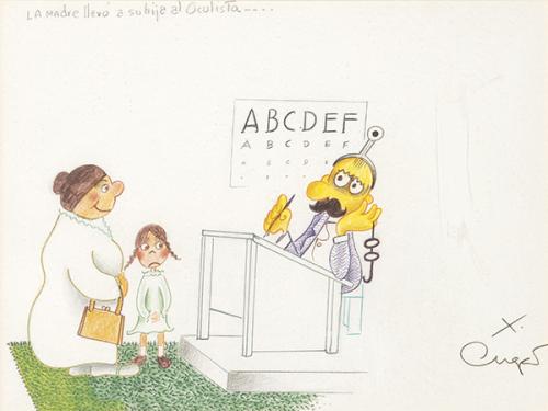  XAVIER CUGAT - La madre llevo a su hija al oculista