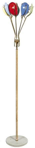 Lote 1302
Angelo Lelli (1911-1979) para Arredoluce 1955
Lámpara de pie modelo Lampor