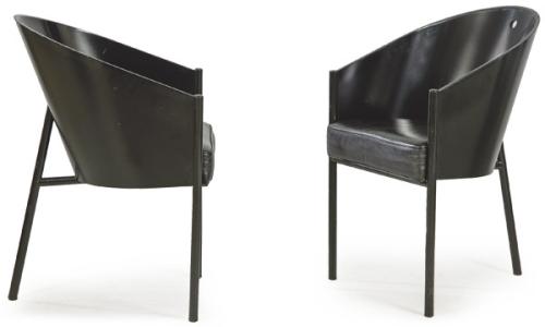  Philippe Starck (Paris 1949) para DRIADE ALEPH, 1984
Pareja de sillones Costes