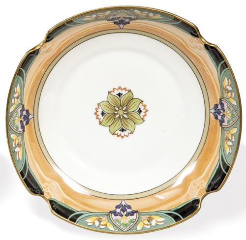  Cuenco Art Deco de porcelana japonesa de Noritake con marca de los Hermanos Morimura h. 1920-40.