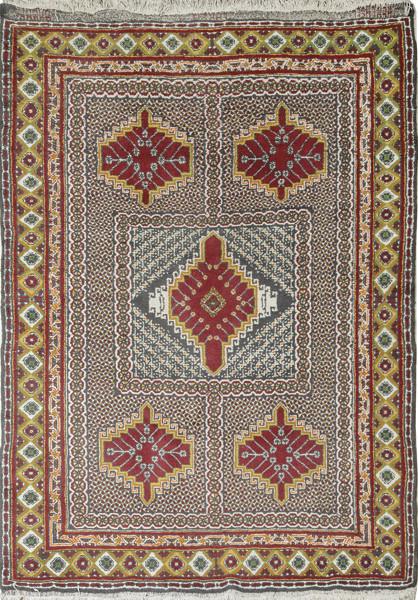  Alfombra Cherchell en lana, Argelia.
Firmada "Cherchell Babar".