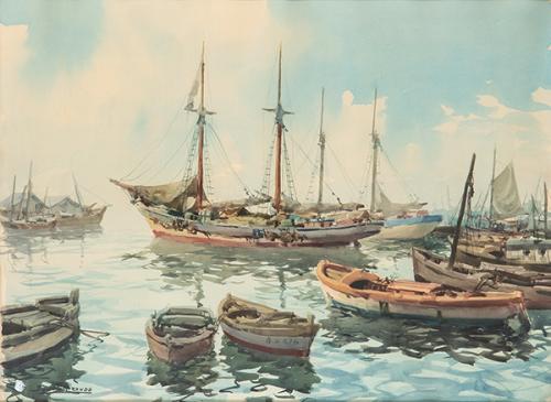  FRANCISCO BONNIN MIRANDA - Barcos en el puerto