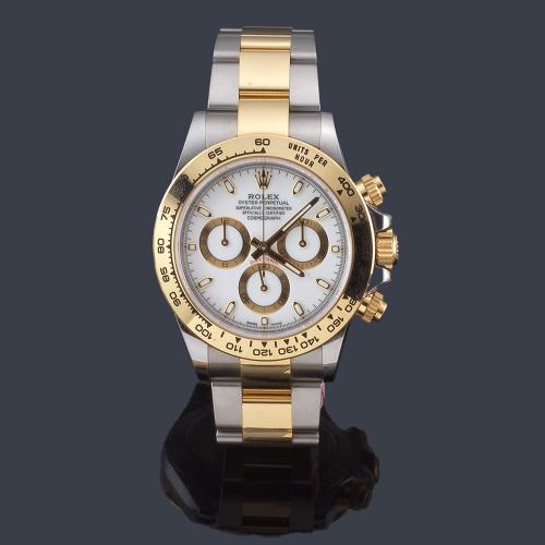 Certified, "Cosmograph Daytona" ref. 116503, de caballero con caja y brazalete en acero y oro de 18 K. Con estuche y documentación.