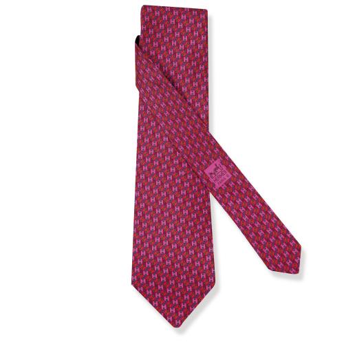  Corbata Hermes roja. Con estuche