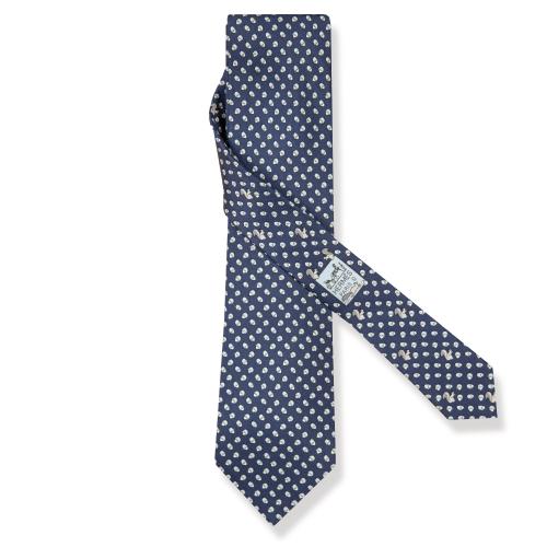  Corbata Hermes azul. Con estuche