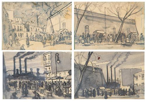  ANONIMO - Escenas de ciudad