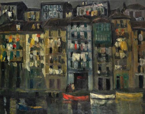  IGNACIO GARCÍA ERGÜIN - Hondarribia. Casas del muelle