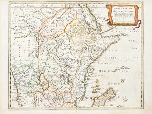 Lote 0019
NICOLAS SANSON D'ABBEVILLE - Haute Ethiopie, l'Empire des Abissins, la Nubie et de Zanguebar