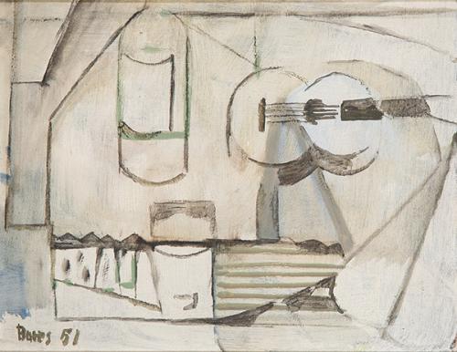 Lote 0364
FRANCISCO BORES - Sin título. Composition à la guitare