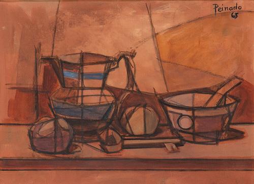  JOAQUIN PEINADO - Naturaleza muerta con jarra