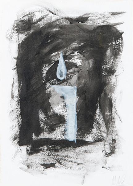  MIGUEL ÁNGEL CAMPANO - Naturaleza muerta con vela