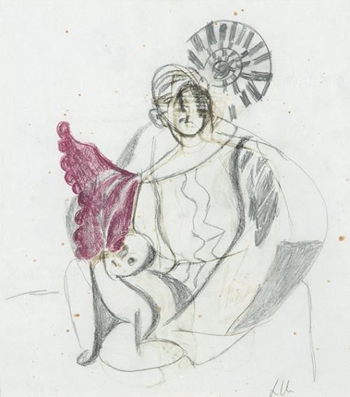  SANDRO CHIA - Figure e albero