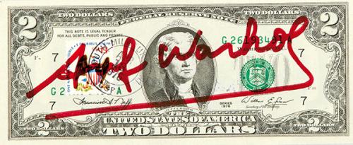  ANDY WARHOL - 2 Dólares