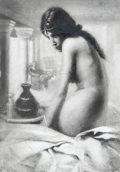 Lote 0496
MANUEL FRANQUELO - El hombre boscoso