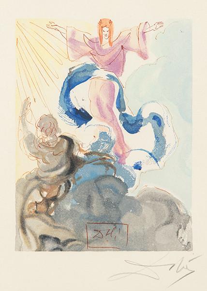  SALVADOR DALÍ - Le Premier Ciel (Divina Comedia)