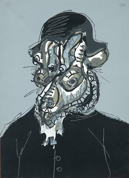  ANTONIO SAURA - The King III (retrato imaginario de Felipe II)