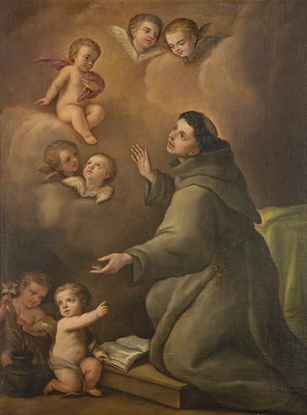 Lote 0072
ESCUELA ITALIANA S. XVIII - San Antonio y en Niño