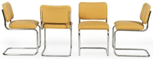 Lote 1332
Marcel Breuer (1902-1981) para Knoll
Conjunto de cuatro sillas (B32) modelo Cesca.