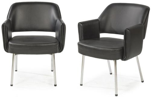  Marc & Pierre Simone para Airbone, en España distribuidas por Maga. Pareja de sillas Deuville, 1.962