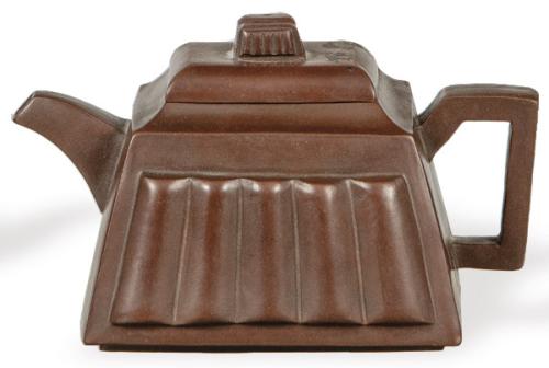  Tetera de metal patinado japonesa S. XX