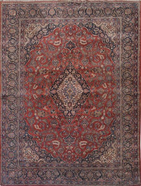  Alfombra persa en lana tipo Tabriz.